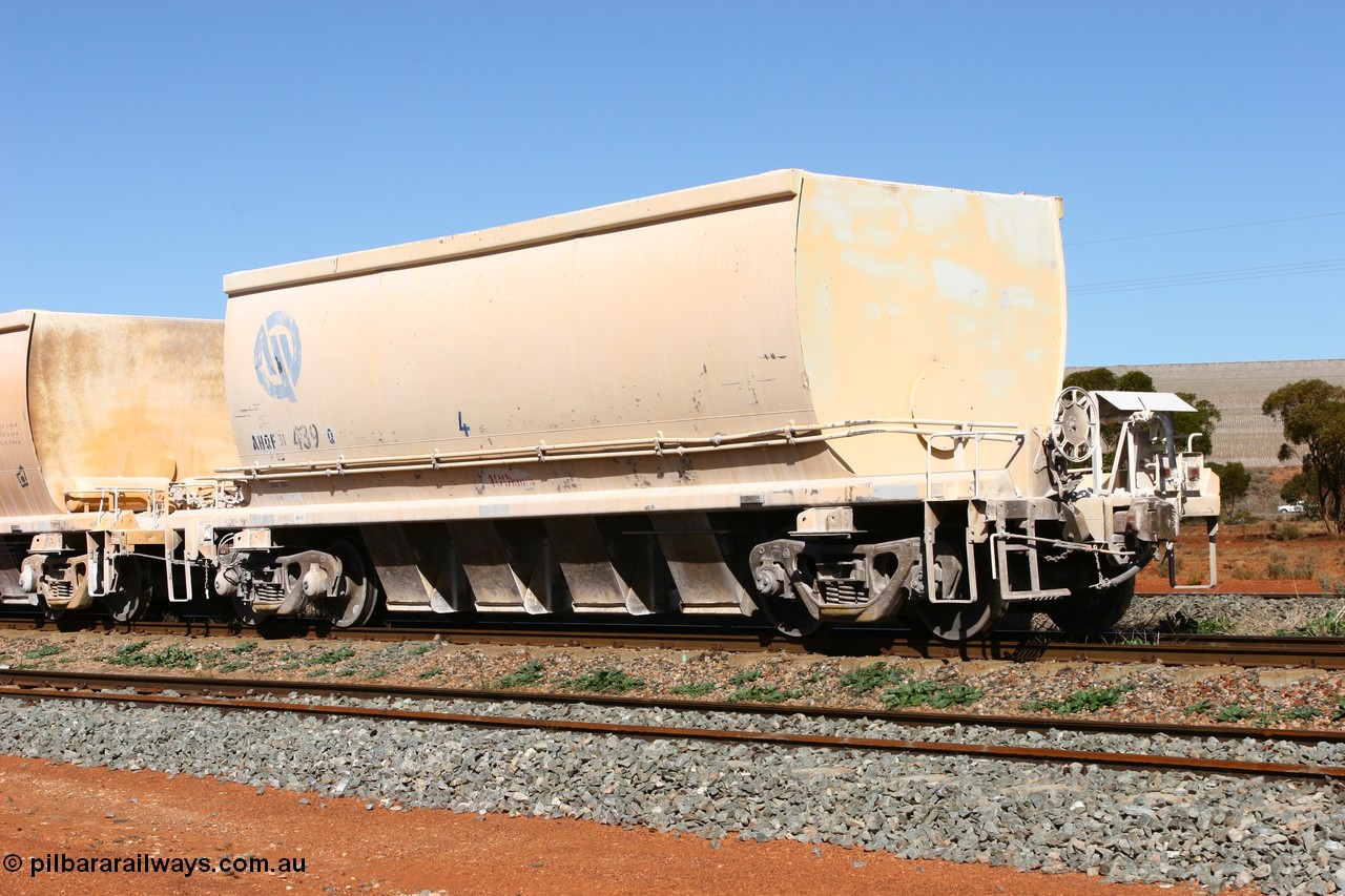 060530 4942
Parkeston, AHQF 31439 seen here in Loongana Limestone service, originally built by Goninan WA for Western Quarries as a batch of twenty coded WHA type in 1995. Purchased by Westrail in 1998.
Keywords: AHQF-type;AHQF31439;Goninan-WA;WHA-type;