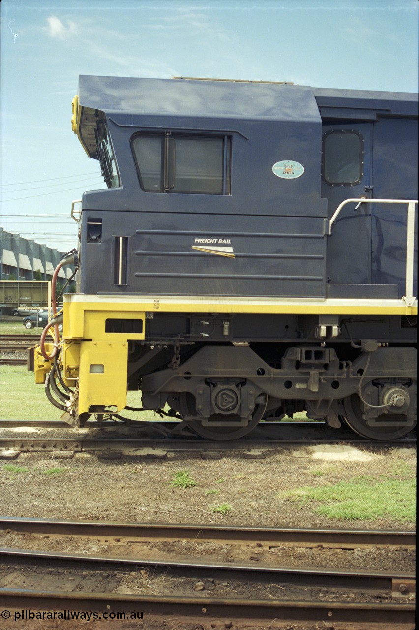 187-24
Yeerongpilly locomotive depot, Freight Rail 82 class Clyde Engineering built EMD model JT42C unit 8227 serial 94-1334. [url=https://goo.gl/maps/MTvf4SEKLkJ2]GeoData[/url].
Keywords: 82-class;8227;Clyde-Engineering-Braemar-NSW;EMD;JT42C;94-1334;