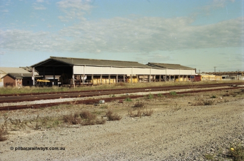 200-34
Midland, view of Midland Workshop dilapidated building from near Lloyd Street.
