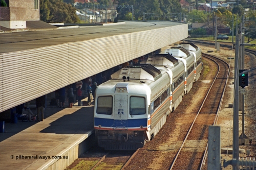 208-1-20
East Perth Passenger Terminal, a four car Prospector set awaits departure time to Kalgoorlie, a WCA class is closest to the camera.
Keywords: WCA-class;Comeng-NSW;