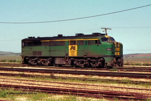 215-15
Peterborough, AN liveried 930 class locomotive 958 AE Goodwin built ALCo model DL500B serial G3388-1 sits in the dual gauge yard.
Keywords: 930-class;958;AE-Goodwin;ALCo;DL500B;G3388-1;