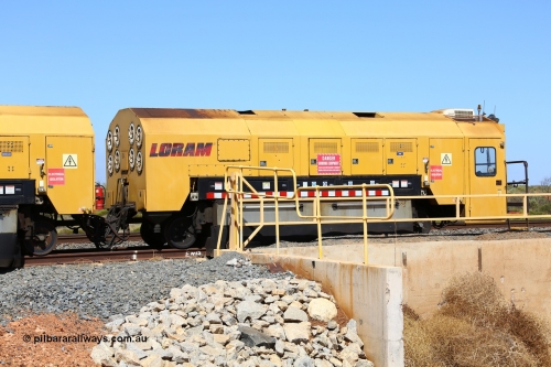 171121 0966
Barker Siding, Loram rail grinder MPC 2, control and grinder car. 21st November 2017.
Keywords: Loram;MPC2;rail-grinder;