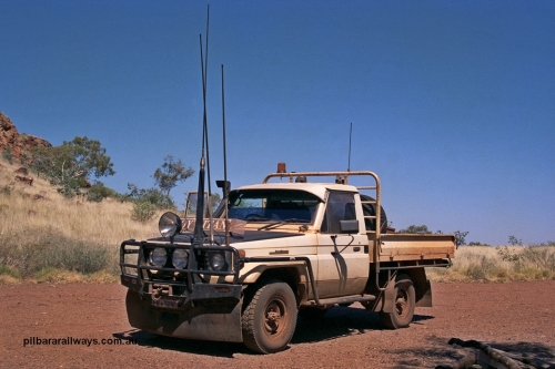 254-10
Green Tank Pool, 1995 HZJ75 series Toyota Landcruiser. August 2001. Geodata [url=https://goo.gl/maps/ZrenaMWznGr1Mjhr8]location here[/url].
