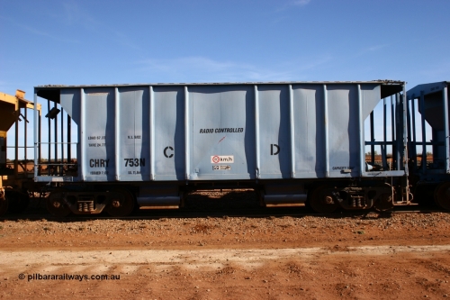 CHRY 753 050518 2075
Flash Butt yard, CFCLA hire ballast waggon CHRY type CHRY 753.
Keywords: CHRY-type;CHRY753;CFCLA;CRDX-type;BHP-ballast-waggon;