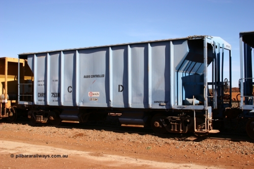 CHRY 753 050518 2076
Flash Butt yard, CFCLA hire ballast waggon CHRY type CHRY 753.
Keywords: CHRY-type;CHRY753;CFCLA;CRDX-type;BHP-ballast-waggon;