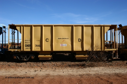 CHQY 744 050518 2079
Flash Butt yard, CFCLA hire ballast waggon CHQY type CHQY 744.
Keywords: CHQY-type;CHQY744;CFCLA;CRDX-type;BHP-ballast-waggon;