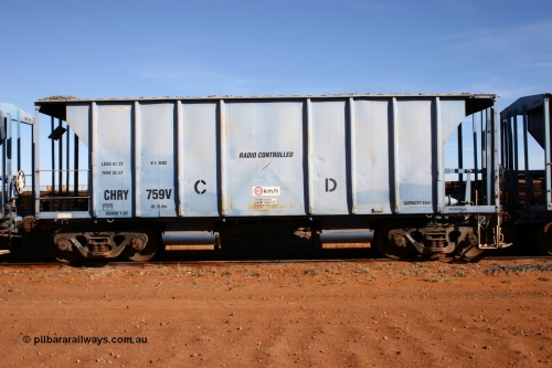 CHRY 759 050518 2107
Flash Butt yard, CFCLA hire ballast waggon CHRY type CHRY 759.
Keywords: CHRY-type;CHRY759;CFCLA;CRDX-type;BHP-ballast-waggon;