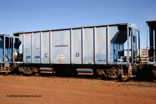 CHRY 759 050518 2108
Flash Butt yard, CFCLA hire ballast waggon CHRY type CHRY 759.
Keywords: CHRY-type;CHRY759;CFCLA;CRDX-type;BHP-ballast-waggon;