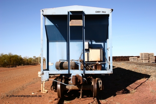 CHRY 746 050518 2115
Flash Butt yard, CFCLA hire ballast waggon CHRY type CHRY 746, rear view.
Keywords: CHRY-type;CHRY746;CFCLA;CRDX-type;BHP-ballast-waggon;