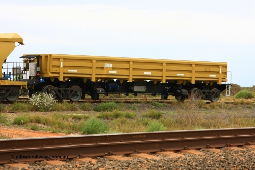0711 CNR - QRRS China 110606 1750
Flash Butt yard, CNR-QRRS of China built side dump waggon, built and delivered in early 2011, waggon 0711 awaits the call to duty.
Keywords: CNR-QRRS-China;BHP-ballast-waggon;