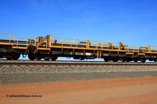 6202 Comeng WA 110619 1883
South of Mooka Siding, the Steel Train or rail recovery and transport train, flat waggon #13, 6202, a Comeng WA built flat waggon from January 1977 under order no. 07-M-282 RY.
Keywords: Comeng-WA;BHP-rail-train;