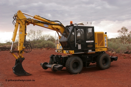 050412 0782
Hesta Siding south, BHP's EX 01 high rail excavator, built in France by Geismar as a KGT 4RS model with serial 4559. 12th April 2005.
Keywords: EX01;Geismar;KGT4RS;4559;track-machine;