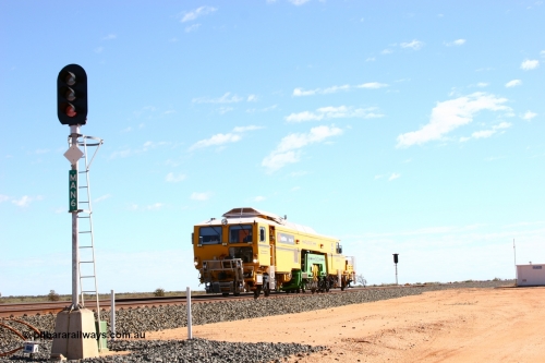 050625 3592
Mooka North, BHP's new Tamper 3 track machine a Plasser Australia 09-3X model serial M480. 25th June 2005.
Keywords: Tamper3;Plasser-Australia;09-3X;M480;track-machine;