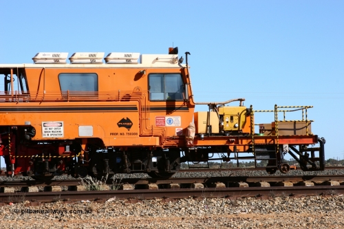 050801 4747
Flash Butt yard, BHP's Mainline Tamper 1, a Plasser Australia 09-32 CAT model tamper serial 306 built in 1986. 1st August 2005.
Keywords: Tamper1;Plasser-Australia;09-32-CAT;306;track-machine;