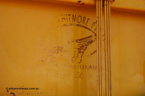 050801 4753
Flash Butt yard, Barclay Mowlem TM 21 a Plasser Australia 09-16 model tamper, shows original owner B & M Whitmore Pty Ltd. 1st August 2005.
Keywords: TM21;Plasser-Australia;09-16;track-machine;