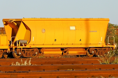 BH 07 250501 0622
Thomas Yard, one of FMG's thirty five ballast waggons, BH 07, 100 tonne capacity, built in China by CSR at the Yangtze Rolling Stock Company in 2008. May 1, 2025.
Keywords: BH16;CSR-Yangtze-Rolling-Stock-Co-China;FMG-ballast-waggon;