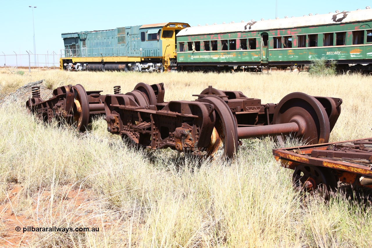 200914 7794
Pilbara Railways Historical Society, a pair of NSWGR 2AE type bogies. 14th September 2020.
