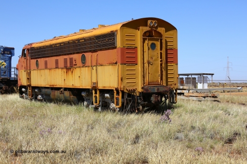 200914 7756
Pilbara Railways Historical Society museum, 5450 a USA built EMD model F7A serial 8970 and frame 3006-A9, built Jan-1950 for Western Pacific Railroad as 917-A, imported for the Mt Newman Mining Co. to construct their Port Hedland to Newman railway in December 1967. Donated to the Society in 1978. 14th September 2020.
Keywords: 5450;EMD;F7A;8970;917-A;3006-A9;