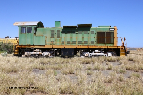 200914 7772
Pilbara Railways Historical Society, ALCo built locomotive model S-2 serial 69214 built in 1940 for the Spokane, Portland and Seattle as their #21 and retired in 1964 before coming to Australia in September 1965, numbered 007 and called 'Mabel'. Retired in December 1972 and donated to the Society in 1976. 14th September 2020.
Keywords: 007;ALCo;S-2;69214;SP&S;21;