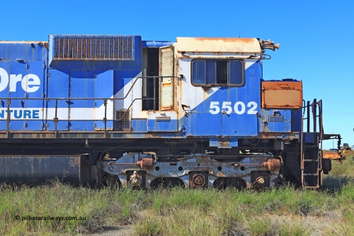240701 2763
Pilbara Railways Historical Society, Australian built by Comeng NSW an MLW ALCo M636 unit formerly operated by Mt Newman Mining and BHP Iron Ore 5502 serial number C6096-7 built July 1976, retired in 1994 and donated to the Society in 1995. July 1, 2024.
Keywords: 5502;Comeng-NSW;MLW;ALCo;M636;C6096-7;