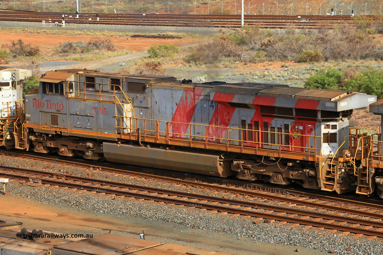 240619 0332
Cape Lambert yard, Rio Tinto's GE built ES44DCi locomotive 8155 with serial number 59706, delivered in 2010 from the tenth order of this model from GE. Captured on June 19, 2024.
Keywords: 8155;GE;ES44DCi;59706;