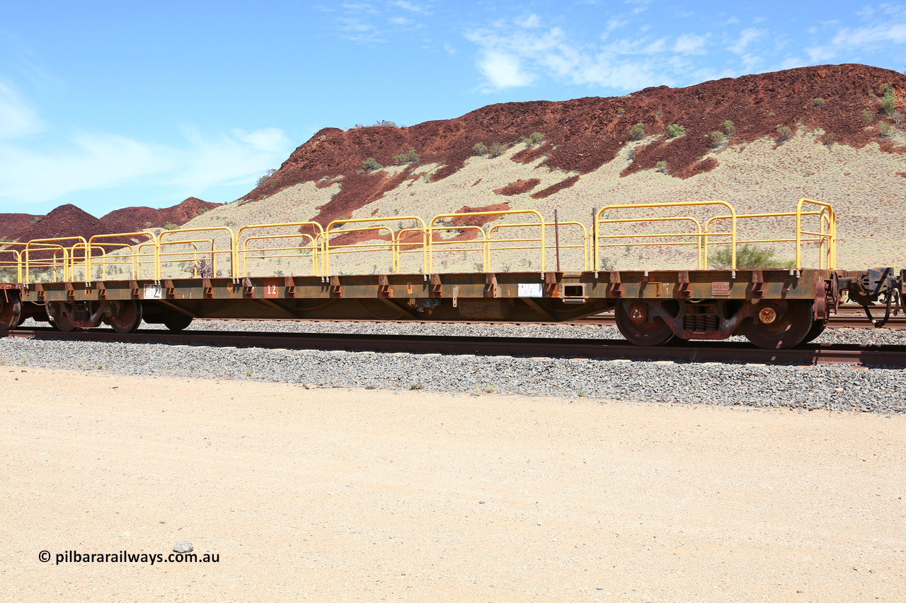 F12 160306 1376
Robe River flat waggon F 12, built by Perry Engineering SA. Greenpool March 6, 2016.
Keywords: F12;Perry-Engineering-SA;Robe-flat-waggon;
