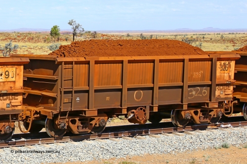 0326 170729 0247
Robe River ore waggon 326, built by Nippon Sharyo Nihon, fixed coupler handbrake side loaded view at the 103 km, between Maitland Siding and the Fortescue River on the Deepdale line. July 29, 2017.
Keywords: 326;Nippon-Sharyo-Nihon;Robe-ore-waggon;