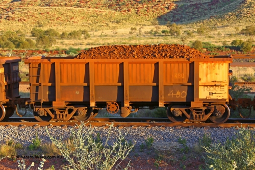 0460 170513 8740
Robe River ore waggon 460, built by Tomlinson Steel WA, handbrake side loaded view, Cape Lambert yard, May 13, 2017.
Keywords: 460;Tomlinson-Steel-WA;Robe-ore-waggon;