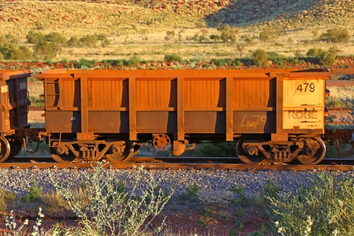 0479 170513 8777
Robe River ore waggon 479, built by Tomlinson Steel WA, handbrake side empty view, Cape Lambert yard, May 13, 2017.
Keywords: 479;Tomlinson-Steel-WA;Robe-ore-waggon;