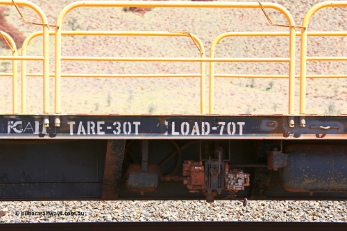 FC11 160306 1374
Robe River flat waggon FC 11, side sill handrails and number board. Greenpool March 6, 2016.
Keywords: FC11;Robe-flat-waggon;
