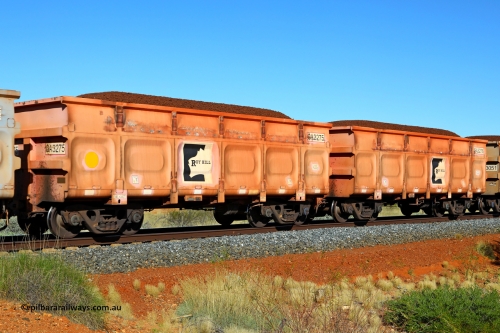 250501 0336
At the 88.448 km, just south of HPPL crossing loop on the Roy Hill line, loaded Roy Hill waggon pair GA 3275 - GA 3276, built in China by CRRC Yangtze as an CCK138 model ore waggon in Breast Cancer Awareness pink livery. May 1, 2025.
Keywords: GA-type;GA3275-GA3276;CRRC-Yangtze;CCK138;