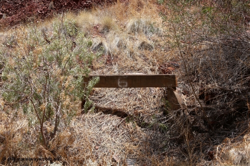 160101 9774
Wittenoom Gorge, Gorge Mine area, asbestos mining remains, mine drive adit No.6 concrete entry structure. [url=https://goo.gl/maps/V9MMhnPqmg12]Geodata[/url].
