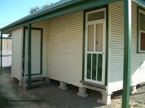 030405 161108
Lock and District Historical Museum, rear view of former Lock railway station portable office building, April 5, 2003.
