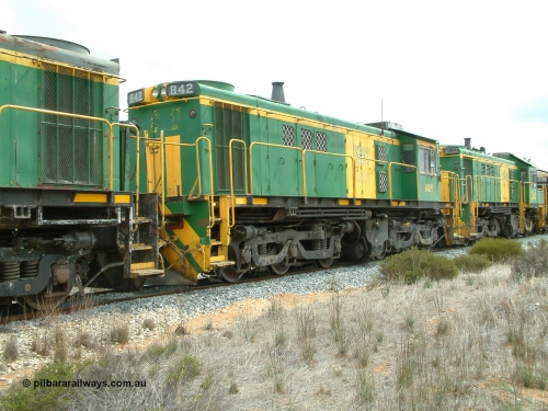 030409 120830
Kielpa, former Australian National locomotive AE Goodwin ALCo model DL531 830 class unit 842 serial 84140.
Keywords: 830-class;842;AE-Goodwin;ALCo;DL531;84140;