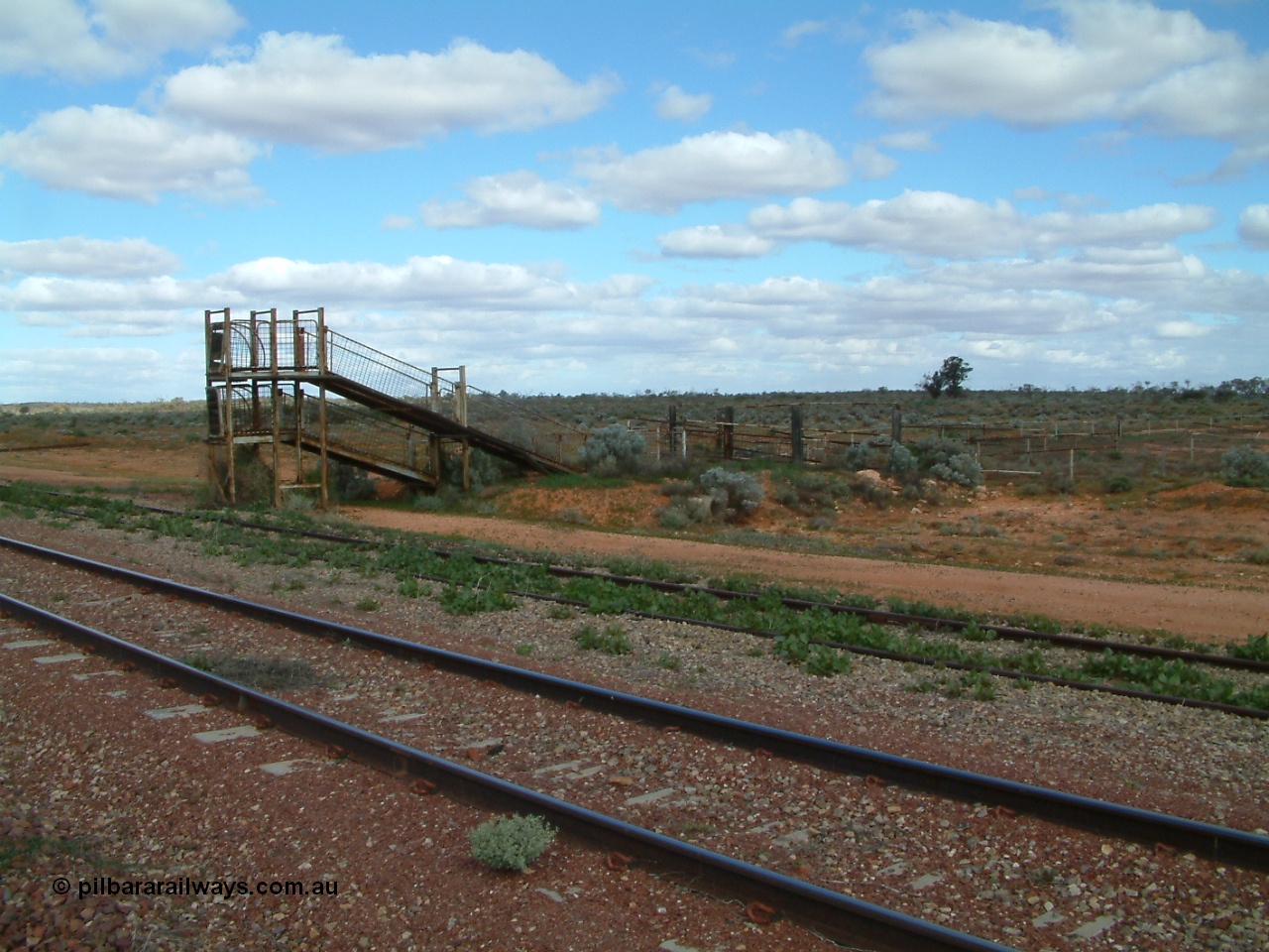 030415 150416
Ferguson, located at the 469 km on the Trans Australian Railway, goods siding with cattle race. [url=https://goo.gl/maps/XNaMGCNxZ4yv7Lrr9]GeoData location[/url].
