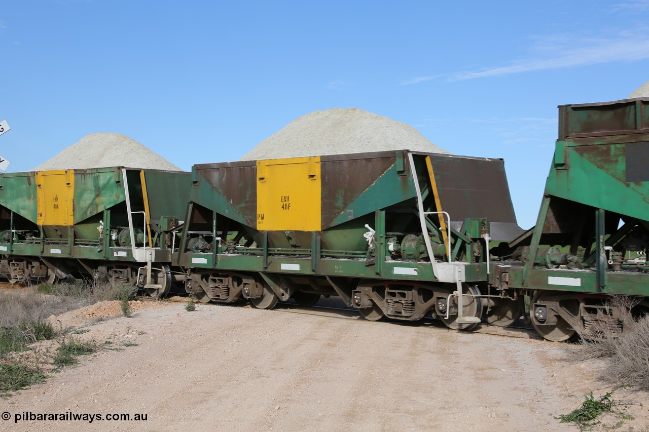 130708 0820
Moule, originally an Kinki Sharyo built NH type for the NAR now coded ENH type ENH 46 F, without hungry boards loaded with gypsum, [url=https://goo.gl/maps/SWBMW]Mewett Rd grade crossing, 470.1 km[/url].
Keywords: ENH-type;ENH46;Kinki-Sharyo-Japan;NH-type;NH946;