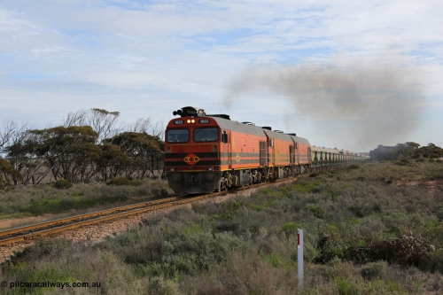 130708 0736
Charra, [url=https://goo.gl/maps/fnkK0]Charoban Rd grade crossing, 477.8 km[/url].
