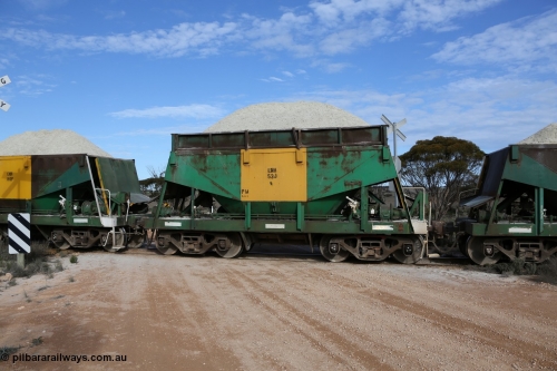 130708 0780
Charra, originally an Kinki Sharyo built NH type for the NAR now coded ENH type ENH 53 J, with hungry boards still fitted loaded with gypsum, [url=https://goo.gl/maps/fnkK0]Charoban Rd grade crossing, 477.8 km[/url].
Keywords: ENH-type;ENH53;Kinki-Sharyo-Japan;NH-type;NH953;