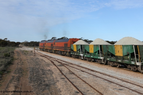 130708 0801
Charra, [url=https://goo.gl/maps/GuXC0]crossing loop, 466.2 km[/url].
