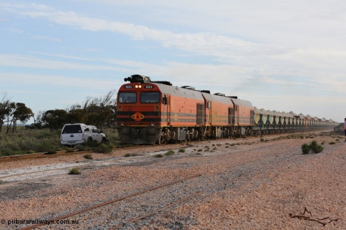 130708 0829
Moule, [url=https://goo.gl/maps/Zkxka]crossing loop, 445.6 km[/url].
