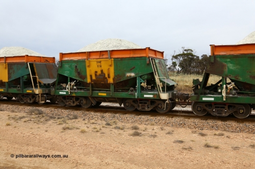 161109 1910
Moule, originally built by Kinki Sharyo as the NH type for the NAR in 1968, sent to Port Lincoln in 1978, then rebuilt and recoded ENH type in 1984, the last member of both types ENH 61 with hungry boards loaded with gypsum.
Keywords: ENH-type;ENH61;Kinki-Sharyo-Japan;NH-type;NH961;