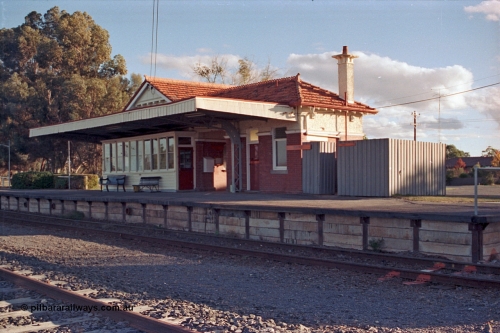 102-02
Birchip station building platform, overview.
