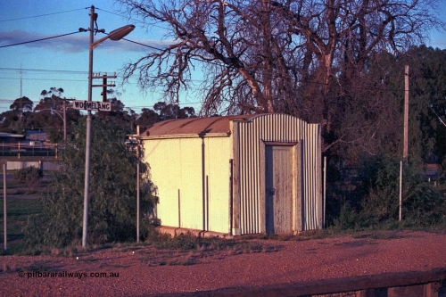 102-06
Woomelang station platform shed, lamp shed?
