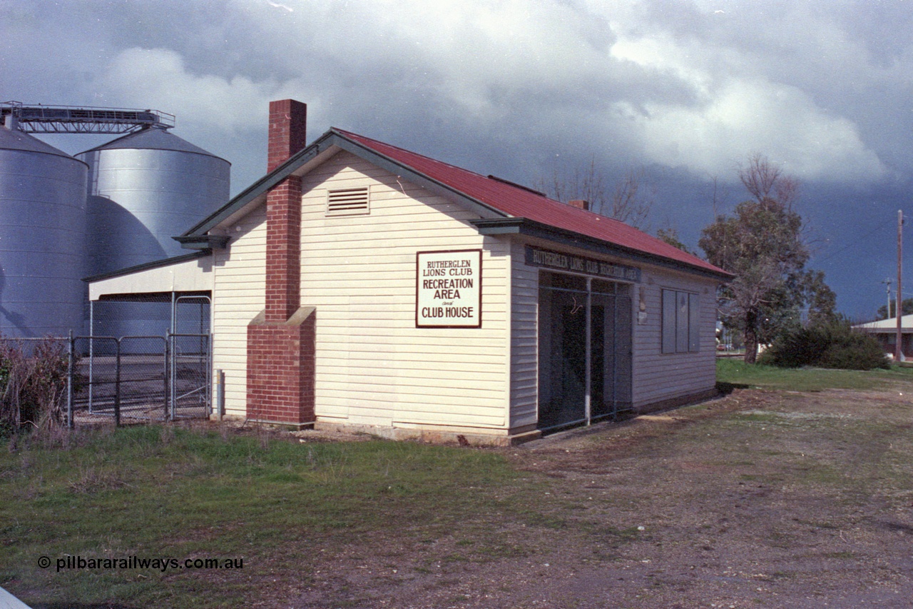 103-14
Rutherglen station building rear overview, now restored and occupied by the local Lions Club.
