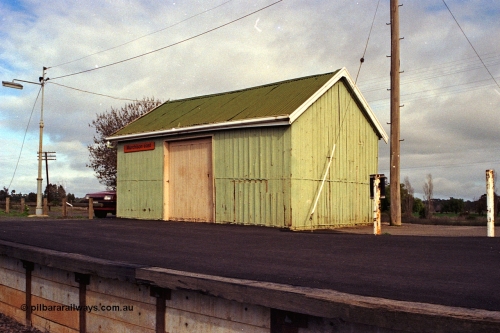 108-15
Murchison East station platform building, goods shed.
