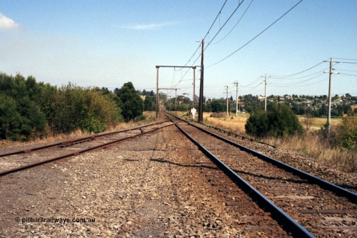 121-36
Maryvale, track view, looking towards Morwell, Hazelwood Siding on left.
