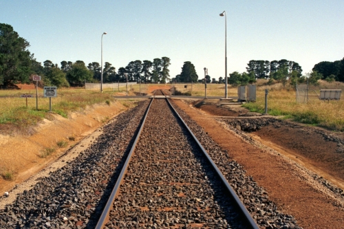 129-1-28
Long Island, track view, entry to BHP steel plant.
