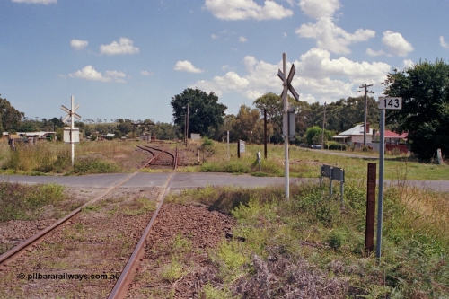 129-2-34
Meeniyan station overview, 143 km post, looking towards Melbourne from east end.
