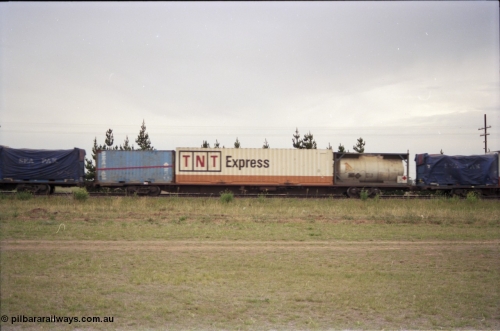 140-2-18
Deer Park West, 80 foot container waggon on Adelaide bound goods.
