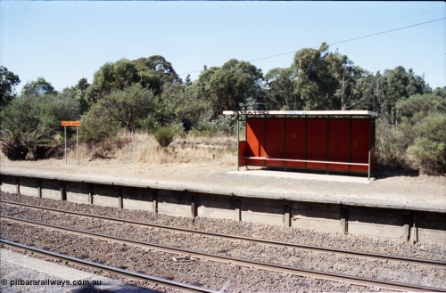 146-31
Heathcote Junction, up station platform shelter, taken from down platform.
